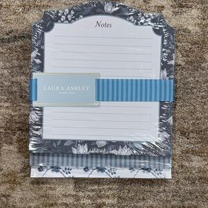 Laura Ashley Blue and White Floral Notepad